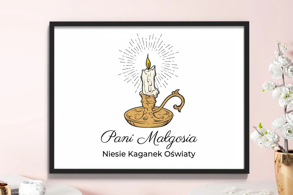 Obraz dla nauczyciela - Kaganek Oświaty