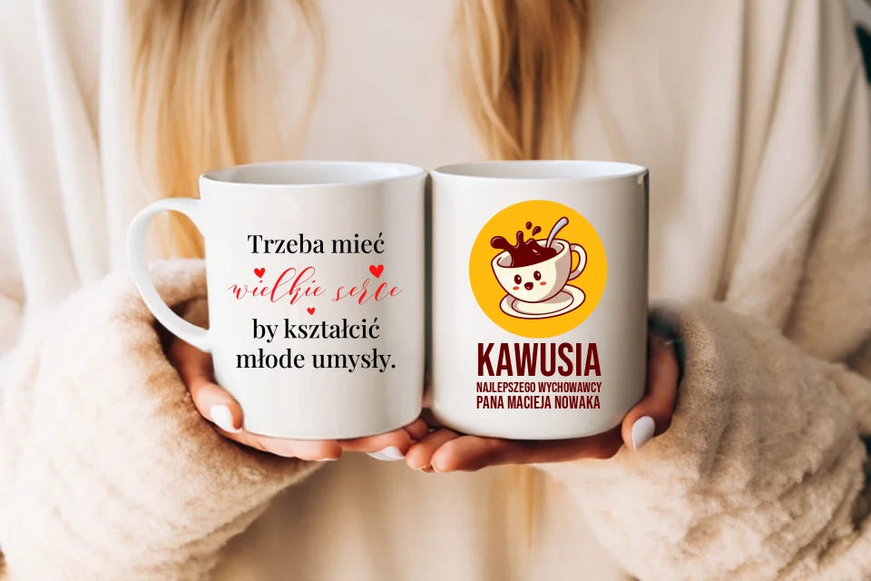 Kubek dla nauczyciela - Kawusia wychowawcy