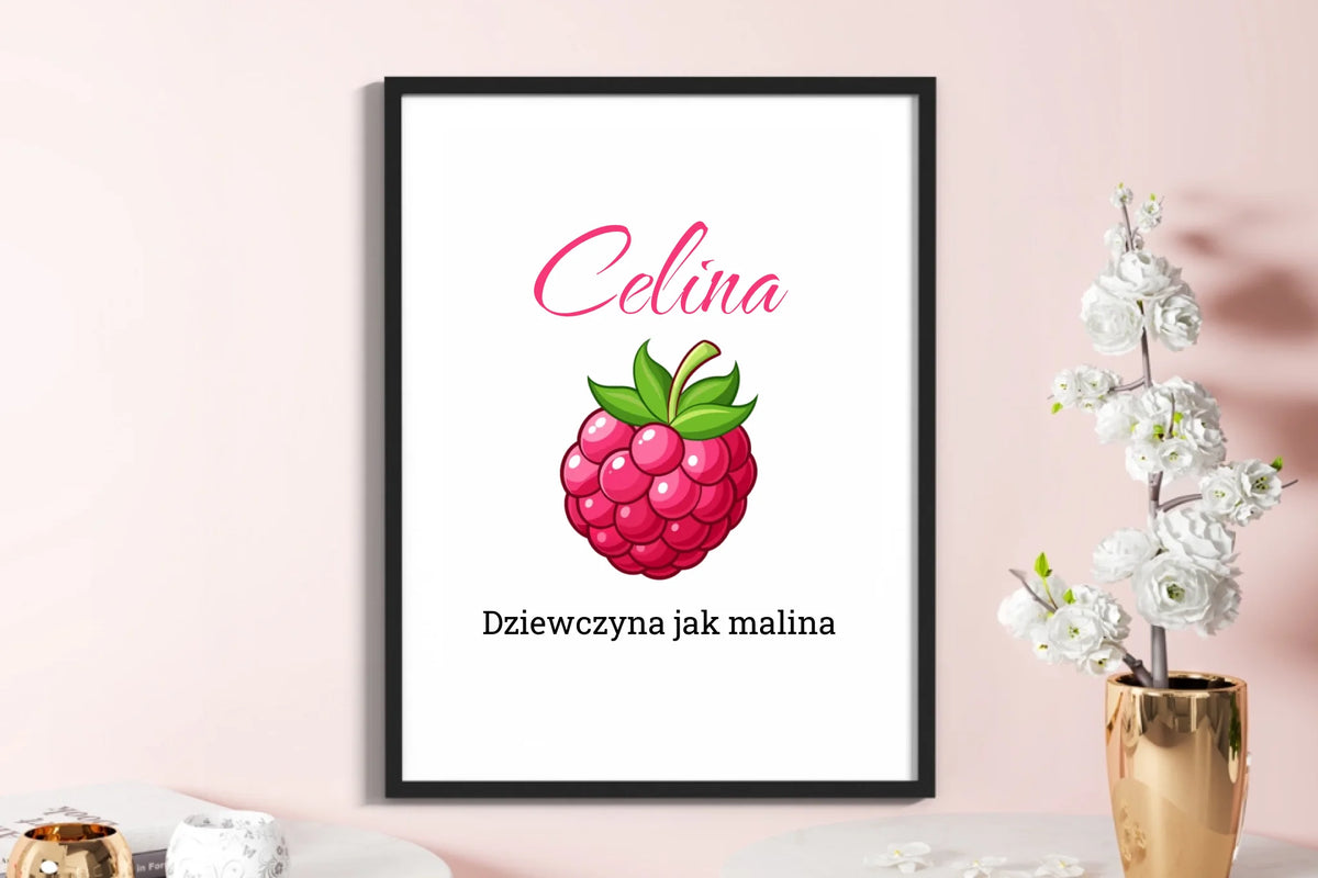 Obraz na Dzień Kobiet - Dziewczyna jak Malina