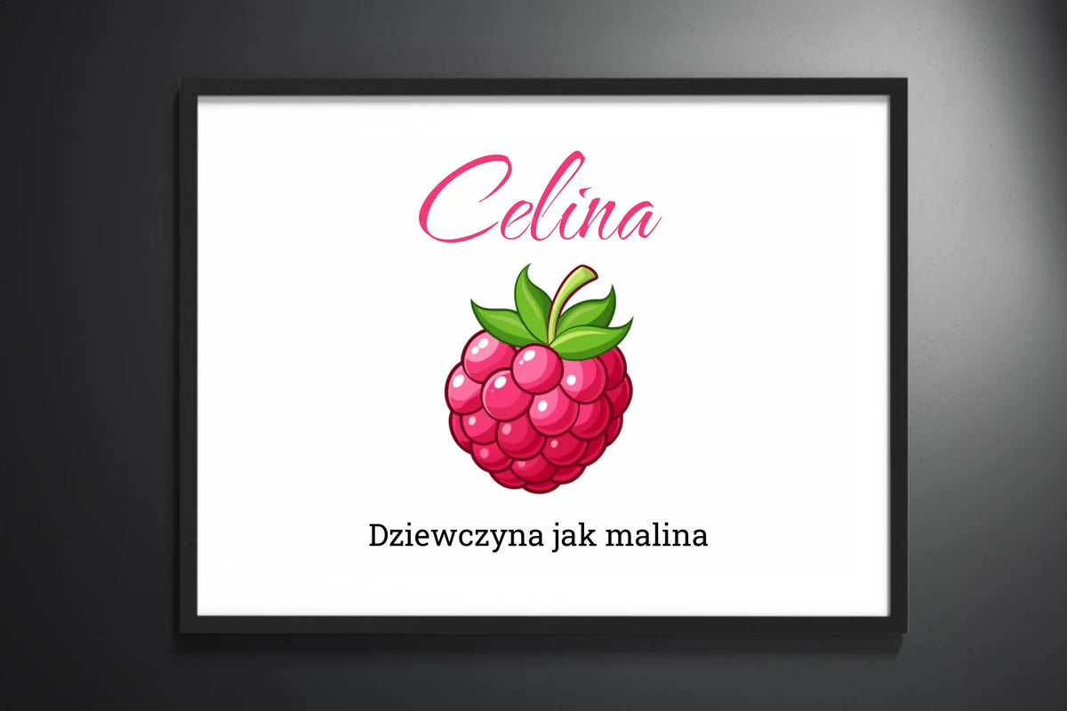 Obraz na Dzień Kobiet - Dziewczyna jak Malina