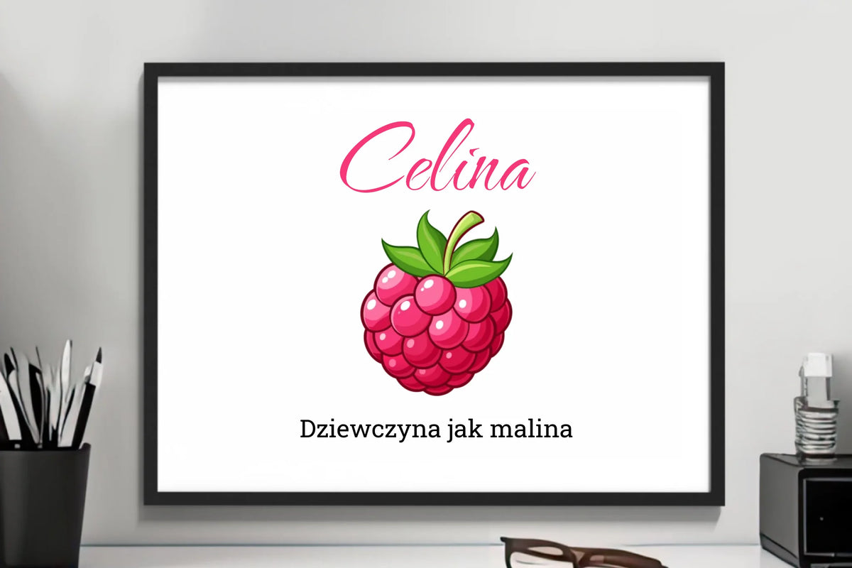 Obraz na Dzień Kobiet - Dziewczyna jak Malina
