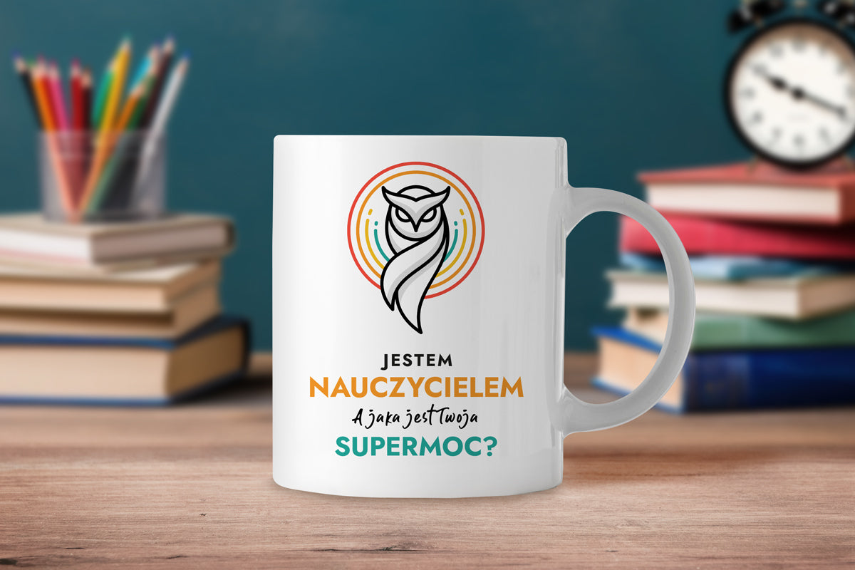 Kubek na Dzień Nauczyciela - Supermoce [BP]