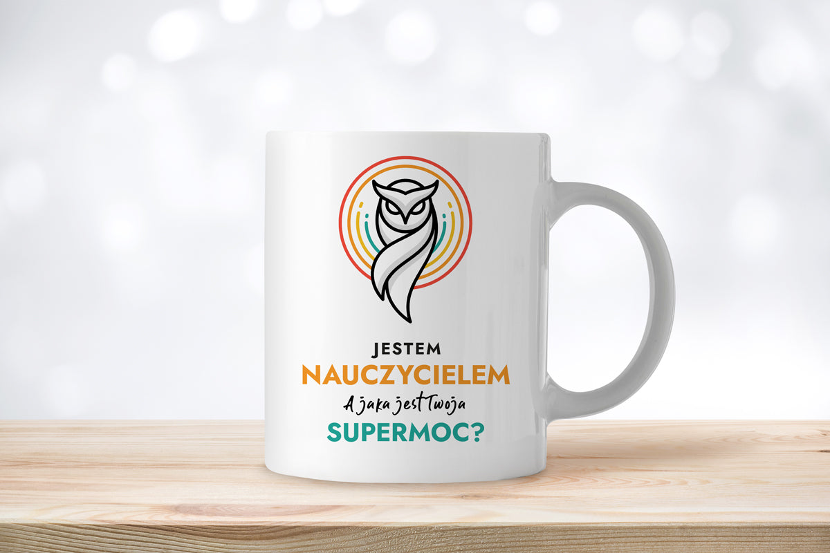 Kubek na Dzień Nauczyciela - Supermoce [BP]