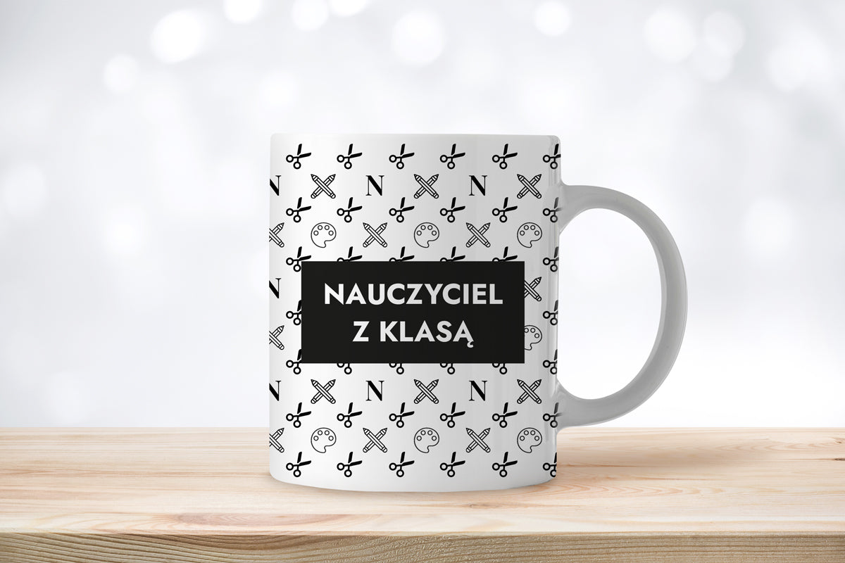 Kubek na Dzień Nauczyciela - Nauczyciel z klasą [BP]